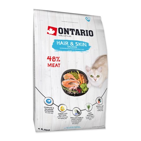 ONTARIO Cat Hair & Skin 6,5kg