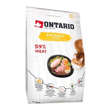 ONTARIO Cat Exigent 2kg