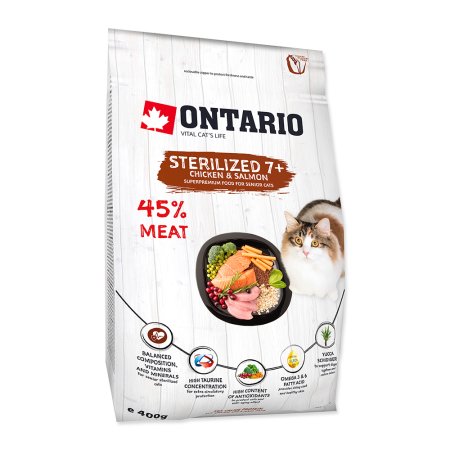 ONTARIO Cat Sterilised 7+ (400g)