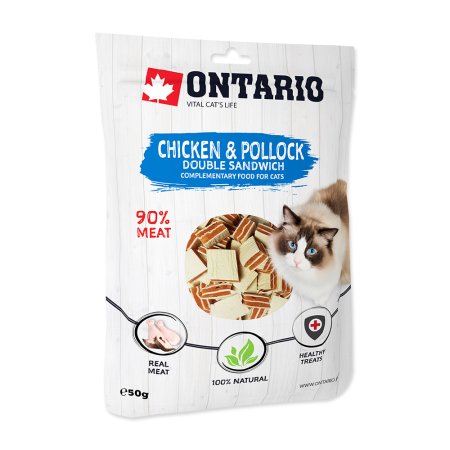 ONTARIO Chicken and Pollock Double Sandwich 50 g