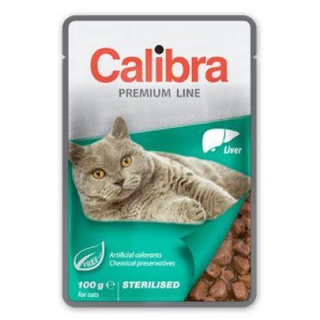 Calibra Cat kapsa Premium Sterilised Liver 100g