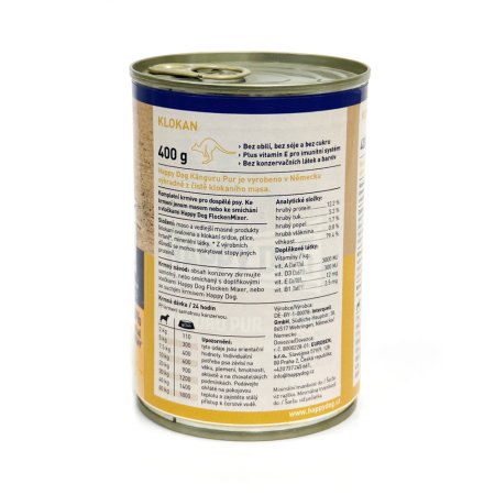 Happy Dog Känguru Pur - klokaní 400 g