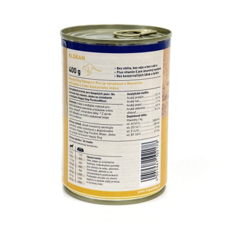 Happy Dog Känguru Pur - klokaní 400 g