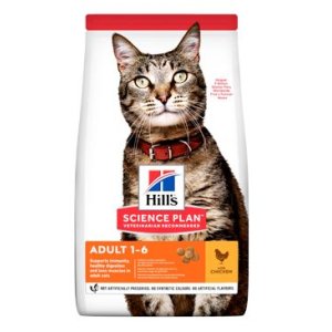 Hill’s Science Plan granule pro dospělé kočky s kuřecím 10 kg