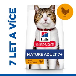 Hill’s Science Plan granule pro starší kočky s kuřecím 1.5 kg