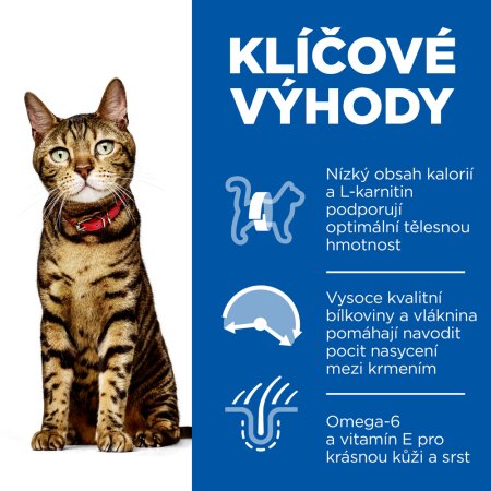 Hill’s Science Plan Light granule pro dospělé kočky s kuřecím 10 kg