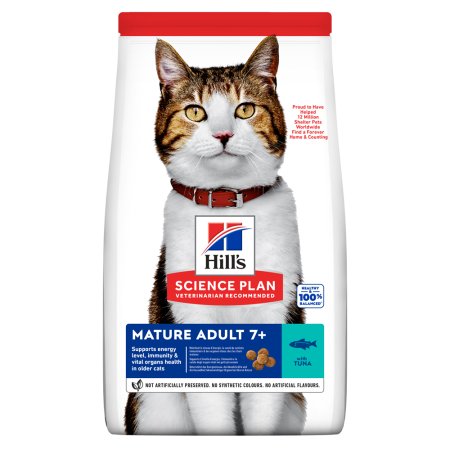 Hill’s Science Plan Feline Mature Adult 7+ Tuna 10 kg