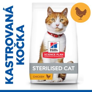 Hill’s Science Plan granule pro kastrované dospělé kočky s kuřecím 10 kg