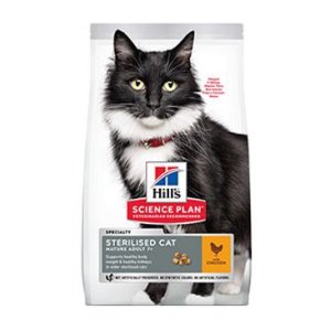 Hill’s Science Plan granule pro kastrované starší kočky s kuřecím 3 kg