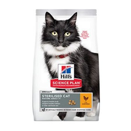Hill’s Science Plan granule pro kastrované starší kočky s kuřecím 10 kg