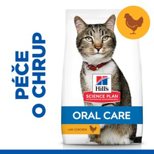 Hill’s Science Plan Oral Health granule pro dospělé kočky s kuřecím 7 kg