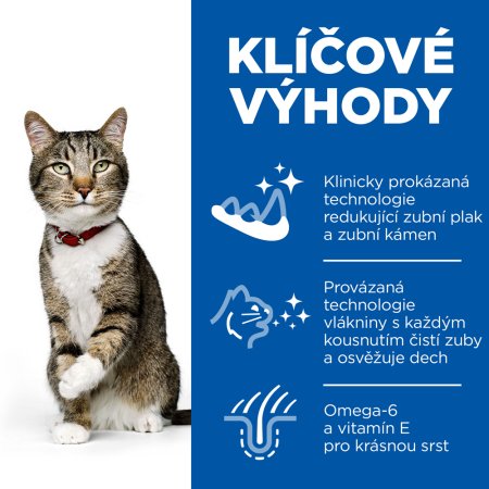 Hill’s Science Plan Oral Health granule pro dospělé kočky s kuřecím 7 kg