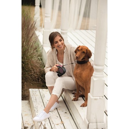 Vodítko Flexi Design XS lanko 3m/8kg růžová