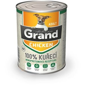 GRAND deluxe 100% Kuřecí Adult 820 g