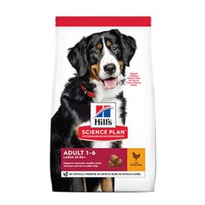 Hill’s Science Plan granule pro dospělé psy velkých plemen s kuřecím 18 kg
