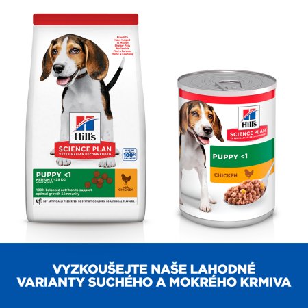 Hill’s Science Plan granule pro štěňata středních plemen s kuřecím 2.5 kg