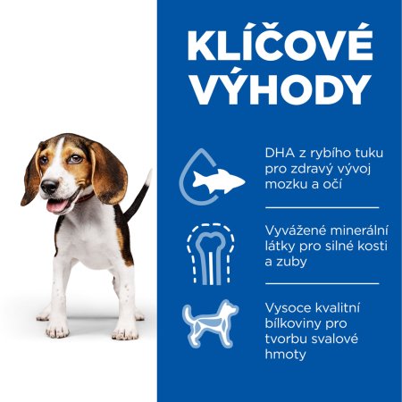 Hill’s Science Plan granule pro štěňata středních plemen s kuřecím 2.5 kg