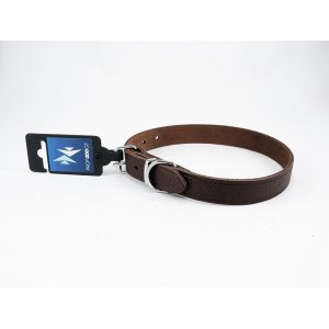 PROFIZOO Obojek GRAZL - vzor žalud (22mm x 55cm) hnědá