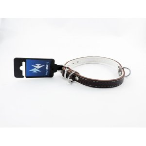 PROFIZOO Obojek STELLA podšitý filcem (16mm x 45cm) hnědá