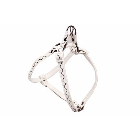 PROFIZOO Kšírky koženka, VLNKY č.1 bílá