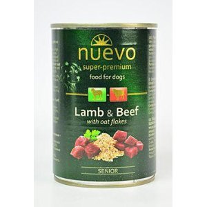 Nuevo pes senior jehněčí s ovesnými vl. konz. 400g