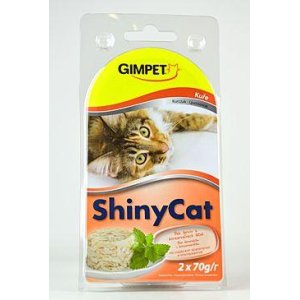 Gimpet kočka konz. ShinyCat kuře 2x70g