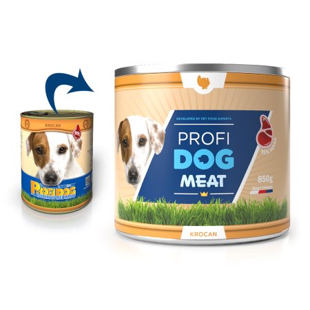 PROFIDOG konzerva krocan 850g