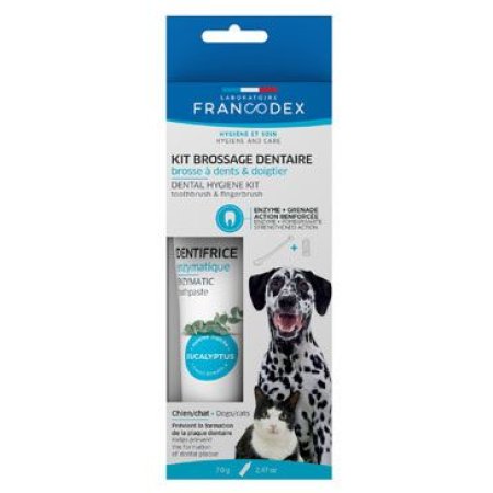 Francodex Dental Kit zubní pasta 70g + kartáček
