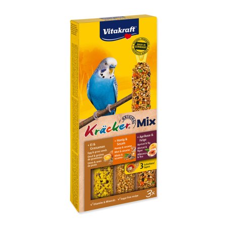 Kracker Sittich Honey+Egg Fruit 3ks