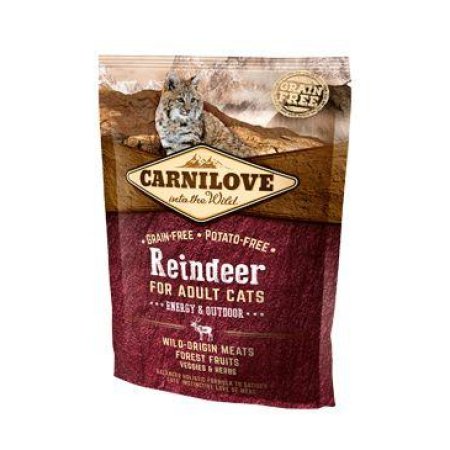 Carnilove Cat Reindeer for Adult Energy & Outdoor 400g