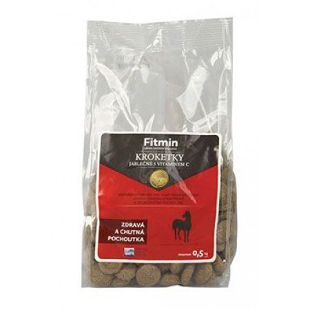 Fitmin Kroketky jablečné s vitamínem C 0,5 kg