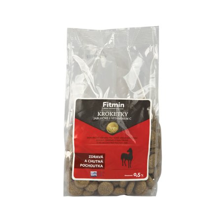 Fitmin Kroketky jablečné s vitamínem C 0,5 kg