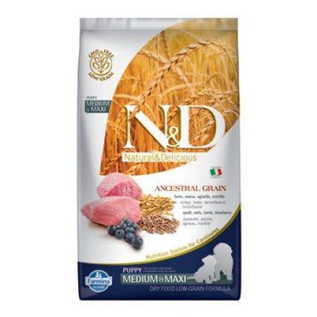 N&D LG DOG Puppy M/L Lamb & Blueberry 2,5kg