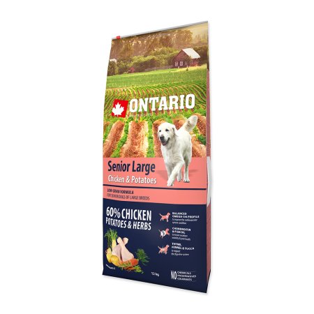 ONTARIO Senior Large Chicken & Potatoes & Herbs 12kg