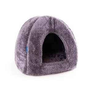 PROFIZOO Pelech Domeček Iglú 35 šedá (Plys)