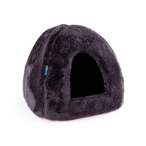 PROFIZOO Pelech Domeček Iglú 35 černá (Plys)