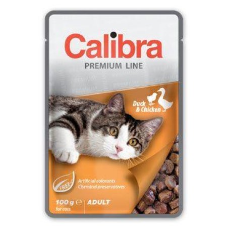 Calibra Cat kapsa Premium Adult Duck & Chicken 100g