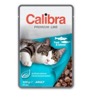 Calibra Cat kapsa Premium Adult Trout & Salmon 100g