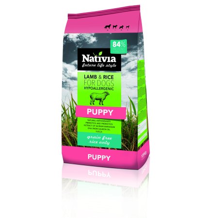 Nativia Lamb & Rice Puppy 15 kg