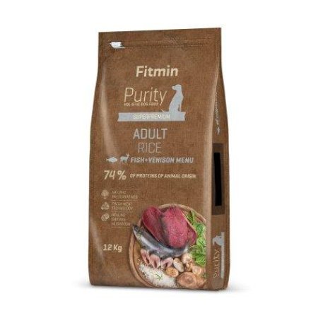 Fitmin dog Purity Rice Adult Fish&Venison 12 kg