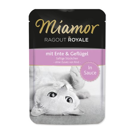 Kapsička MIAMOR Ragout Royale kachna + drůbež ve šťávě 100g