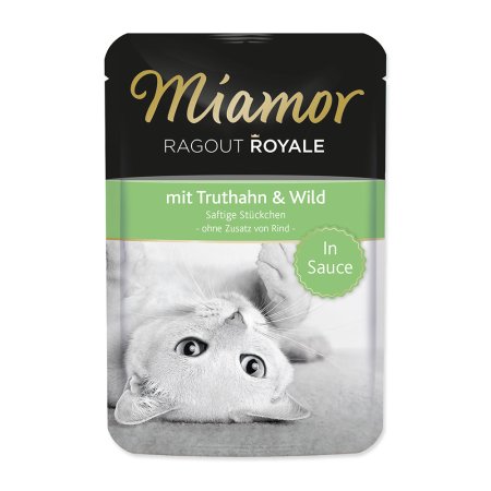 Kapsička MIAMOR Ragout Royale krocan + zvěřina ve šťávě 100g