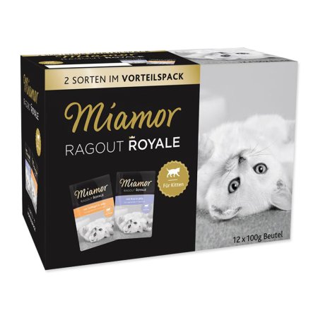 Kapsičky MIAMOR Ragout Royale Kitten multipack v želé 1200g