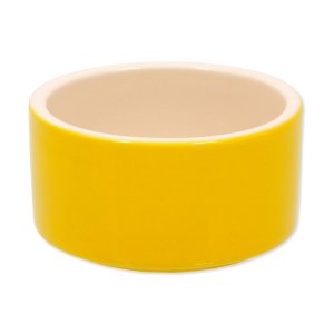 Miska SMALL ANIMAL keramická pro králíky žlutá 10 cm