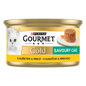 Gourmet Gold Savoury Cake s kuřetem a mrkví 85 g