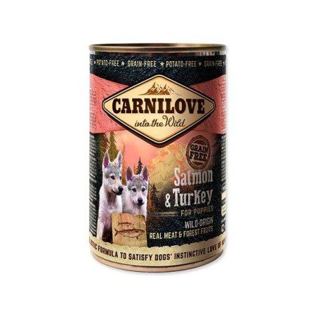 Carnilove Wild Meat Salmon & Turkey for Puppies 400g