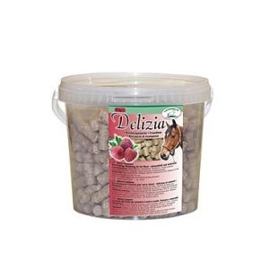 Pochoutka pro koně DELIZIA malina 3kg kbelík