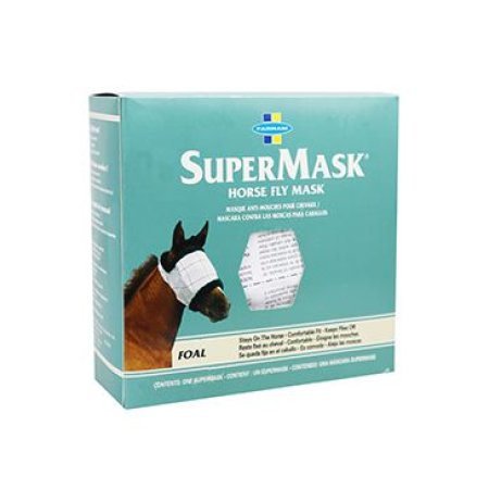 FARNAM Supermask II bez uší vel. FOAL/PONNY šedo-černá