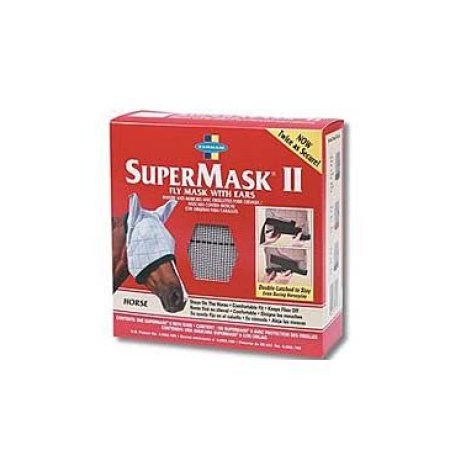 FARNAM Supermask II bez uší vel. FOAL/PONNY šedo-černá