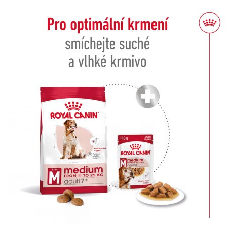 Royal Canin Medium Adult 7+ 4 kg
